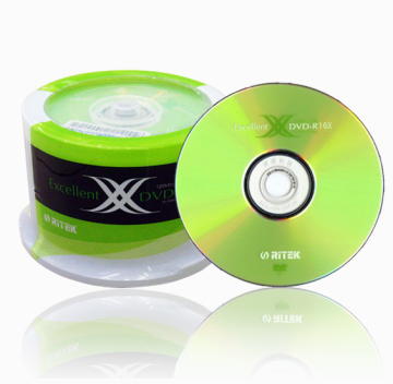 正品铼德XX系列16X DVD-R dvd刻录盘4.7G空白光盘50片装