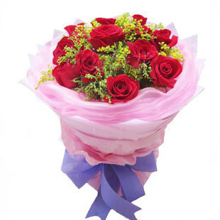 11朵红玫瑰花束情人节鲜花速递全国配送宿州鲜花滁州铜陵豪州池州