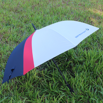 汽车品牌半自动单层长柄防风超大雨伞 高端商务晴雨伞正品包邮