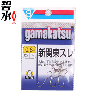 伽玛卡兹gamakatsu日本伽马卡兹 新关东スし白进口无倒刺批发鱼钩