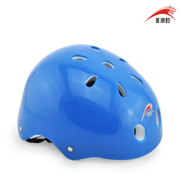 非洲豹轮滑护具头盔 儿童自行车头盔溜冰鞋轮滑头盔装备梅花头盔