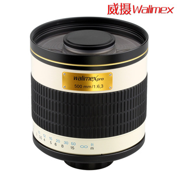 Walimex 500mm F6.3 单反微单口 威摄500F6.3折返长焦镜头