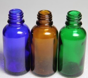 正品圆型精油瓶 方型20毫升茶色蓝色绿色棕色分装精油空瓶批发