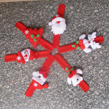 圣诞老人拍拍圈 雪人麋鹿啪啪圈 创意圣诞节礼品 幼儿园礼物