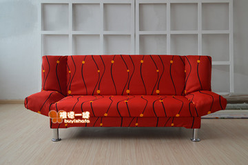 红丝纹沙发床三人沙发 双人沙发 单人沙发 简易沙发 特价布艺沙发