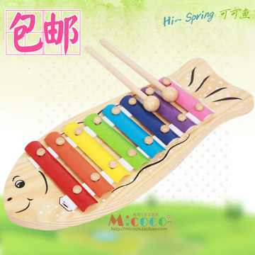 1-2岁女孩益智玩具儿童小木琴婴儿宝宝八音阶钢片敲琴音乐小钟琴