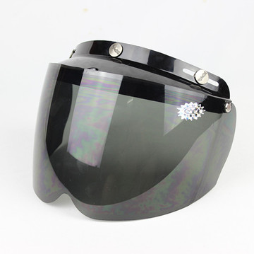 哈雷头盔镜片 摩托车挡风面罩 安全帽镜子 防晒太阳防紫外线