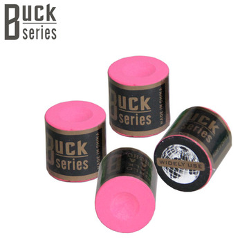 Buck雄鹿台球杆-正品圆柱形红色巧克粉/擦粉 黑8球杆/大头杆/小头