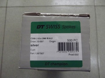 DT SWISS champion 冠军辐条 银色 长度可定制 14G 弯头 直头 2.0