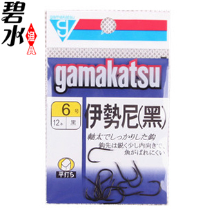 伽玛卡兹gamakatsu日本伽马卡兹 伊势尼黑进口钓钩带倒刺批发鱼钩