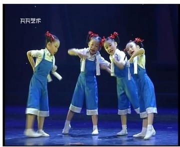 新款六一儿童舞蹈演出服、表演服、劳动最光荣学生合唱服 小农民