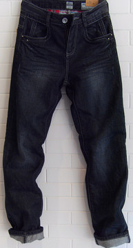 2015 BBCJS 新款男士洗水灰色中腰纯棉无弹标准直板牛仔裤 商务款