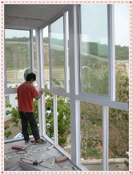 广东凤铝799推拉窗 封阳台 移窗 隔音窗 双层中空玻璃窗 密封窗