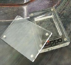 【保真】美国原装正品ZIPPO火机 专用zippo摆放盒 精致磁铁玻璃盒