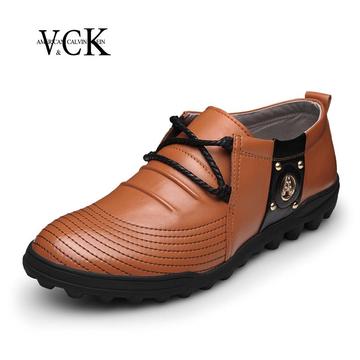 VCK男士休闲鞋 男韩版透气男鞋低帮板鞋夏季潮鞋子 男英伦 男鞋