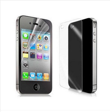 包邮 苹果4 iPhone4S/5s 手机 高清 磨砂 高透 高级保护贴膜 双