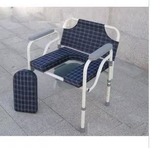 加厚钢管老人折叠座便椅 孕妇大坐便椅座便器/坐厕椅/移动马桶