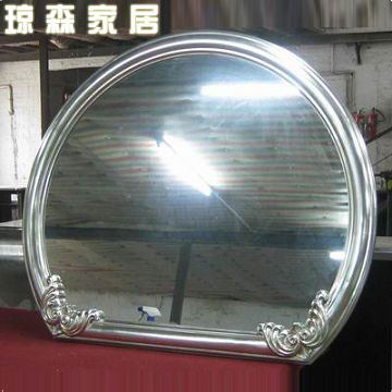 |琼森家具| 新古典 装饰镜 化妆镜 欧式浴室镜  	mbl0053