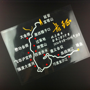 中国长征赛车道 赛车道车贴 反光赛道车贴 汽车个性贴纸 地图车贴