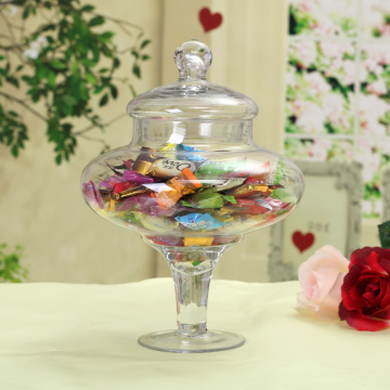 全国包五折美式玻璃储物罐紫丁香玻璃储物罐大号创意婚庆家居饰品
