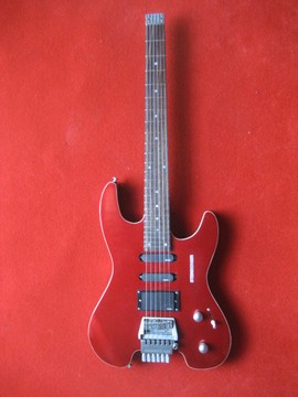 斯坦伯格红色无头吉他 摇滚乐器 电吉他