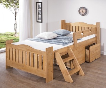 特价 儿童床 松木儿童床 实木床 护栏 梯子 抽屉 婴儿床 可定做