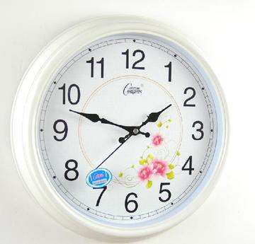 康巴丝13英寸正品包邮 创意家居 客厅卧室欧式简约挂表钟表机芯