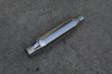 Keying牌汽车焊接改装用不锈钢通用型排气管中段中鼓400长