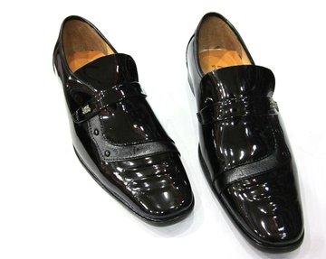 新款时尚 结婚商务正装皮鞋英伦尖头男士低帮韩版流行男鞋工作鞋