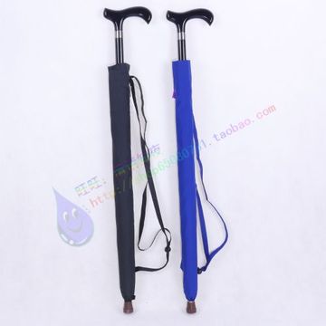 加强加固老人拐杖伞可分离多功能伞老人伞登山杖防滑礼品长柄雨伞