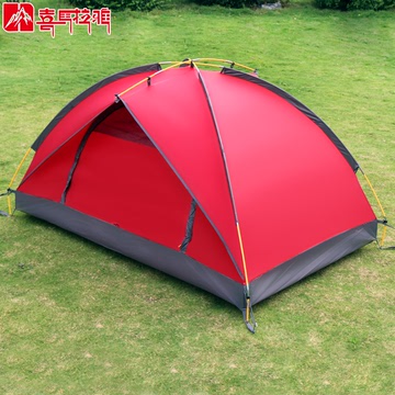 喜马拉雅帐篷户外2人双人双层超轻防雨旅行沙滩帐篷野外露营帐篷