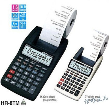 CASIO 卡西欧 打印式计算器 HR-8TM 出纸计算器 原装 正品 便携