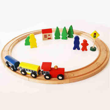 托马斯小火车头玩具套装THOMAS木质磁性轨道火车 儿童益智玩具车