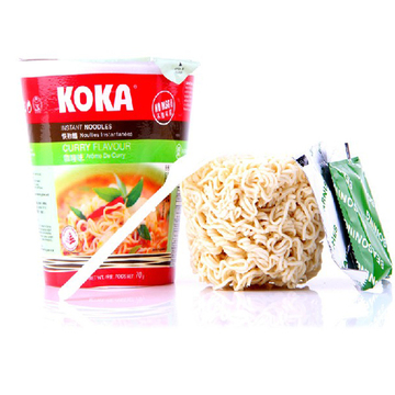 新加坡原装进口 KAKO可口咖喱味快熟面 进口方便面 泡面 不加味精