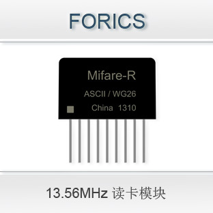 Mifare-R 13.56MHz S50 S70卡读卡模块 UART/韦根26，-25-+85 °C