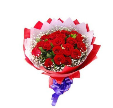 圣诞鲜花 热恋红玫瑰北京鲜花速递情人节鲜花预定 4环内包送