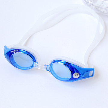 包邮新款水淘金正品近视游泳眼镜 高清晰镜片防雾防水泳镜 带度数