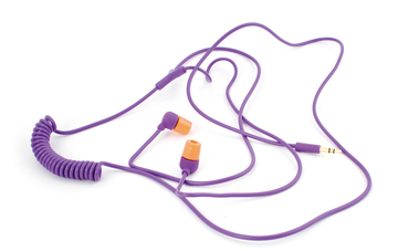 正品丹麦AIAIAI Swirl特工 挂耳式滑板运动耳机紫色限量版 包邮