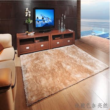 豪华个性时尚韩式客厅卧室飘窗玄关满铺性价比环保300D弹力丝地毯