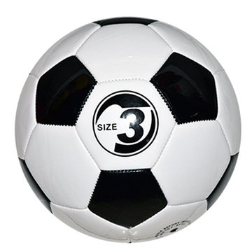 正品促销足球黑白PU 3号青少年儿童训练比赛送气筒球针网袋 包邮