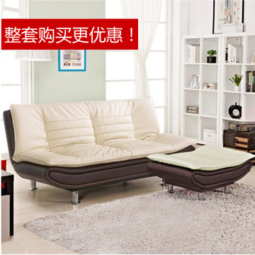 韩式1.8米折叠沙发床 两用沙发 客厅床凳 贵妃皮床 午休沙发床