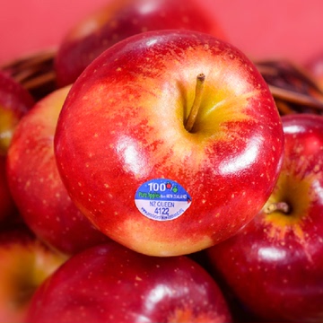 【下市】新西兰红玫瑰苹果30-40个装新鲜进口送礼水果广东包邮