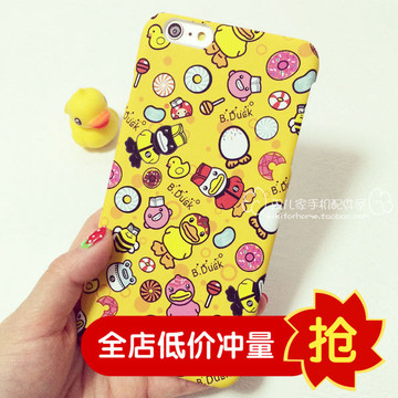 韩国潮牌B.Duck小黄鸭iPhone6Plus手机壳苹果6保护套 6s 6sPlus