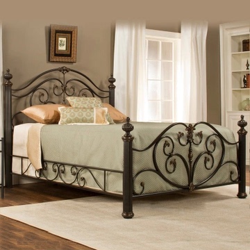 铁艺床双人床1.51.8单人床1.2米美式床架简约复古欧式婚床铁架床