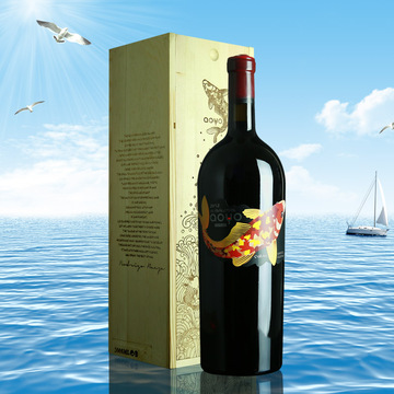 智利原装进口红酒 傲鱼珍藏西拉干红葡萄酒2012年3000ml*1