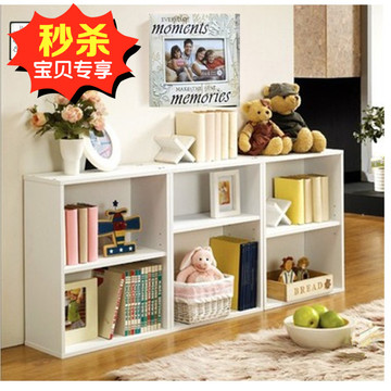 特价书柜自由组装韩版书架儿童储存柜简易置物架免漆玩具柜可定制