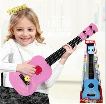 儿童生日礼物尤克里里四弦小吉他初学者儿童玩具仿真小吉他包邮