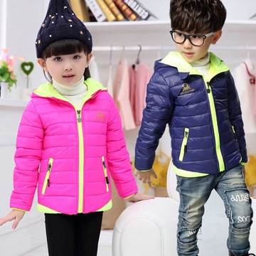 2015新款儿童羽绒服中长款超保暖时尚男童女童外套中小童羽绒棉衣