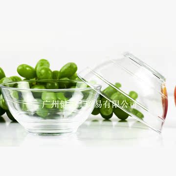 法国进口Duralex多莱斯钢化玻璃透明碗 饭碗 汤碗 面碗 6个