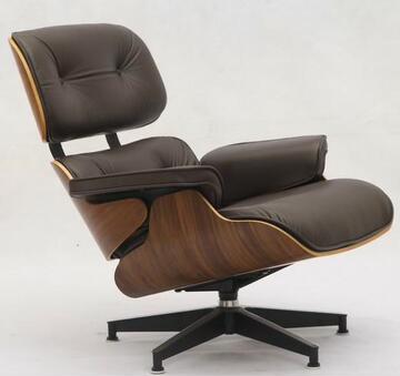 正品 真皮 伊姆斯椅 室内休闲椅 含脚踏 Eames Lounge Chair